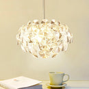 gzmj moderne acrylique led suspension créatif suspension lampe à main