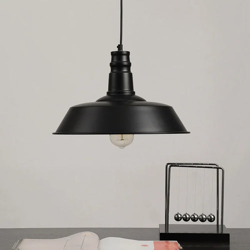 lustre vintage rustique pour bar restaurant café - vue 2 sur 8