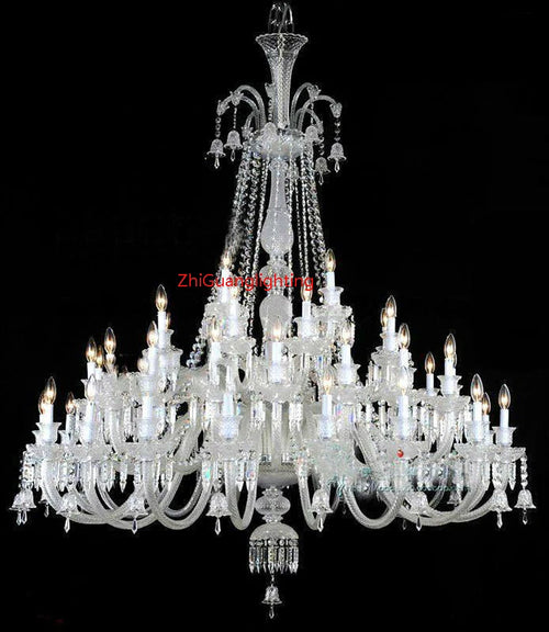 lustre en cristal noir pour un éclairage luxueux et élégant - vue 6 sur 21