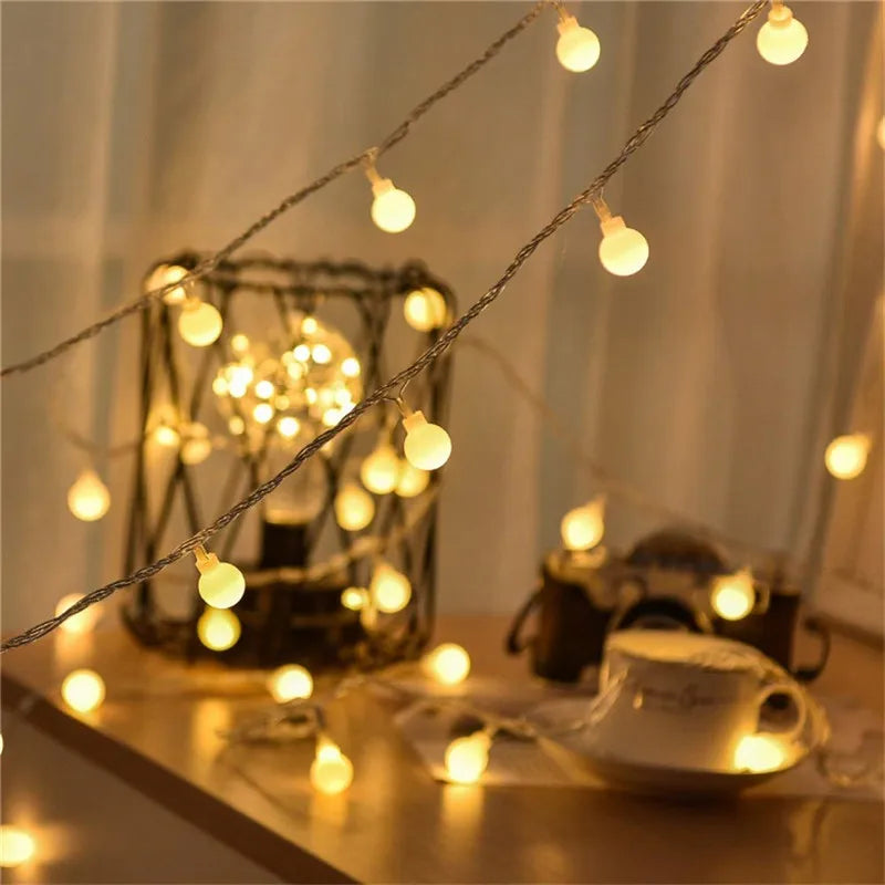 guirlande lumineuse à led pour décoration de noël et mariage - vue 1 sur 9