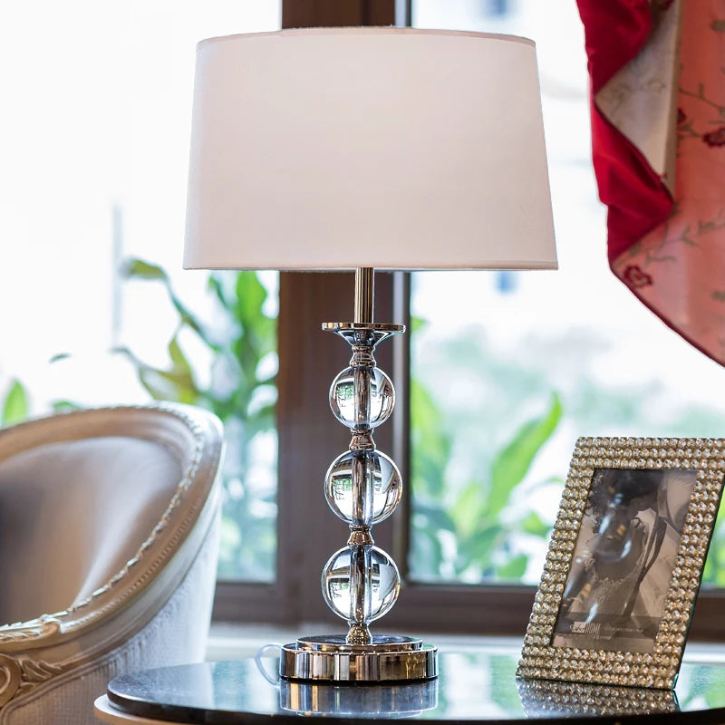 lampe de table led moderne luxueuse veilleuse décoration - vue 3 sur 8