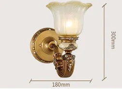 applique murale vintage rétro luminaire de luxe européen - vue 10 sur 11