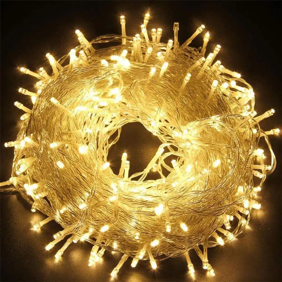 guirlande lumineuse féerique 600 led pour décorations intérieures et extérieures - vue 1 sur 10