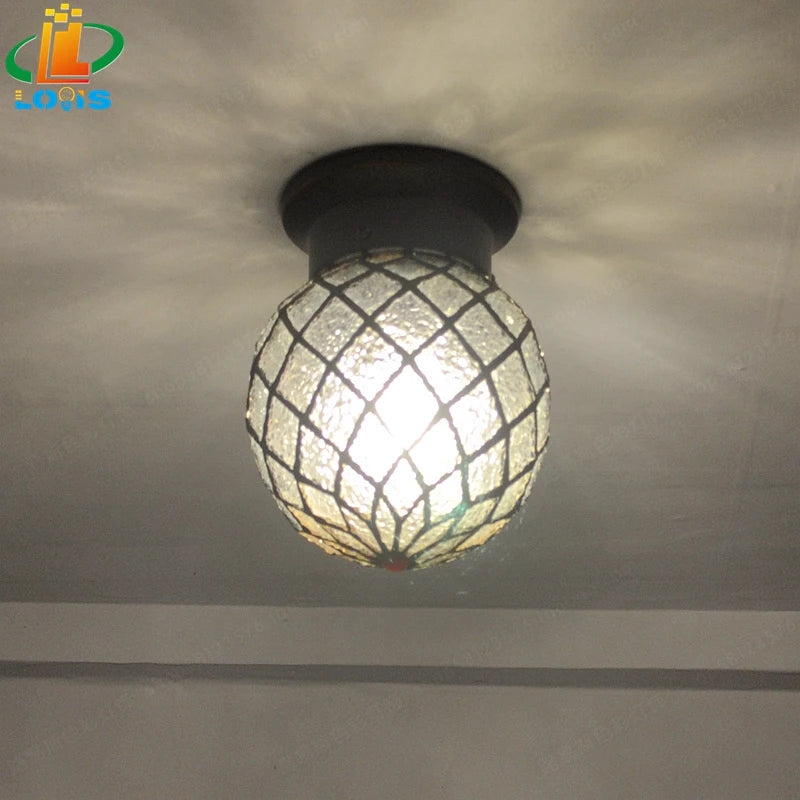 plafonnier créatif en forme d'ananas pour intérieur et extérieur - vue 3 sur 9