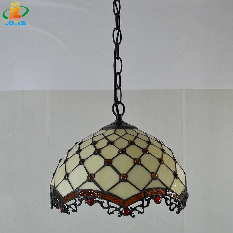 suspension en perles de cristal dragon européen design vintage élégant - vue 6 sur 6