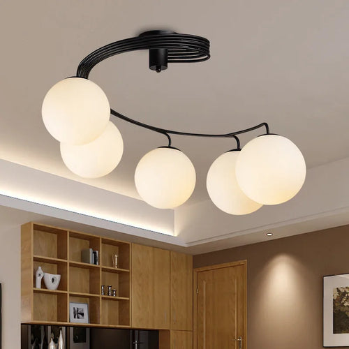 plafonnier led moderne et créatif pour intérieur élégant - vue 3 sur 7
