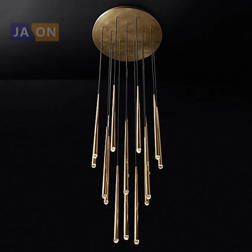 suspension vintage en cristal de fer américain pour intérieur - vue 3 sur 7