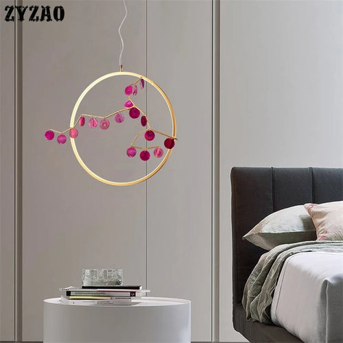 suspension en agate design post-moderne pour intérieur élégant - vue 4 sur 10