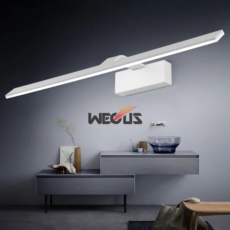 lampe led nordique pour miroir éclairage cosmétique hôtel étude - vue 4 sur 8