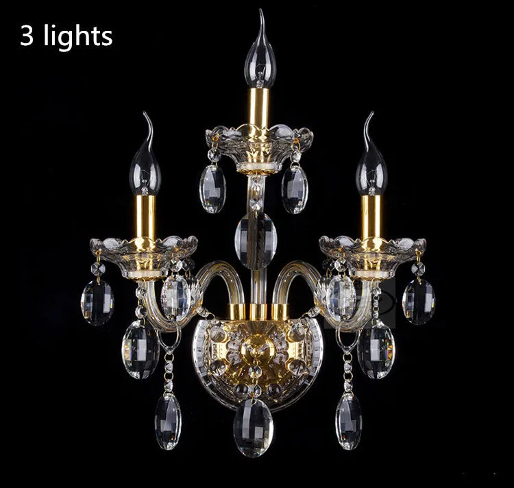 lustre en cristal moderne avec lumière design élégant - vue 4 sur 11