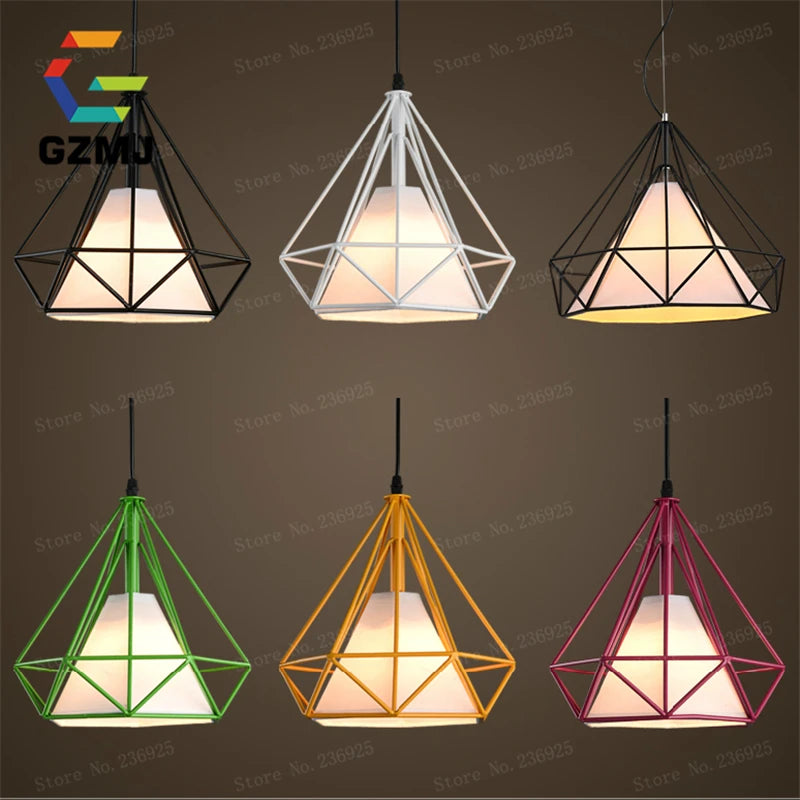 suspension vintage loft industriel style campagnard américain - vue 3 sur 6