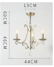lustre en cristal rétro pour un éclairage tendance intérieur - vue 12 sur 12
