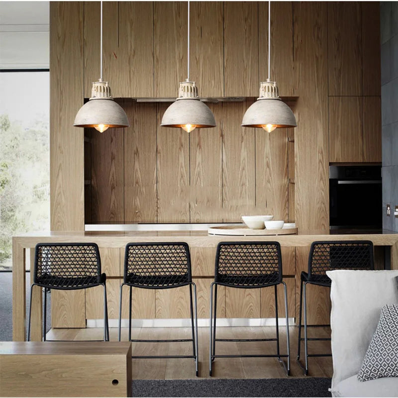 lustre rétro loft américain pour restaurant bar et café - vue 5 sur 7