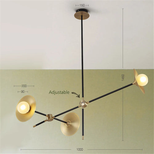 lustre créatif nordique design moderne pour décoration intérieure - vue 9 sur 9