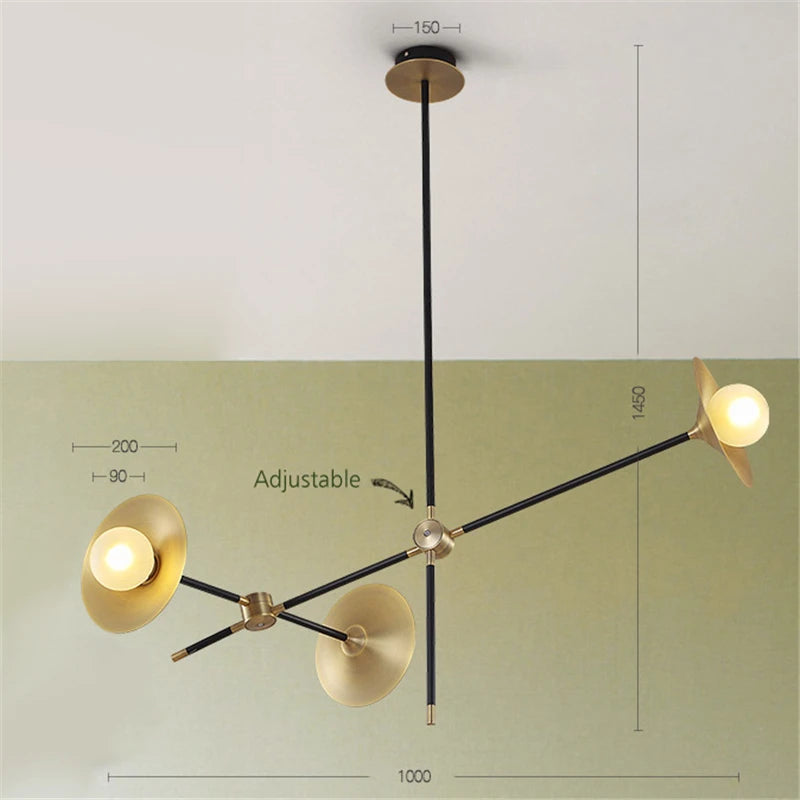 lustre créatif nordique design moderne pour décoration intérieure - vue 8 sur 9