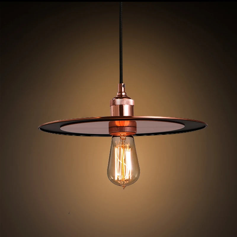 suspension vintage ufo led pour bar et restaurant - vue 2 sur 6
