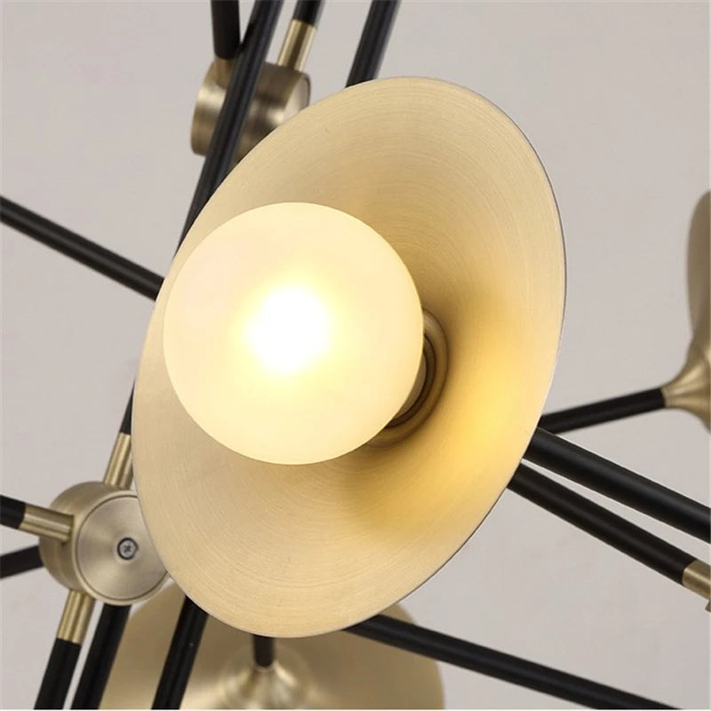 lustre créatif nordique design moderne pour décoration intérieure - vue 6 sur 9