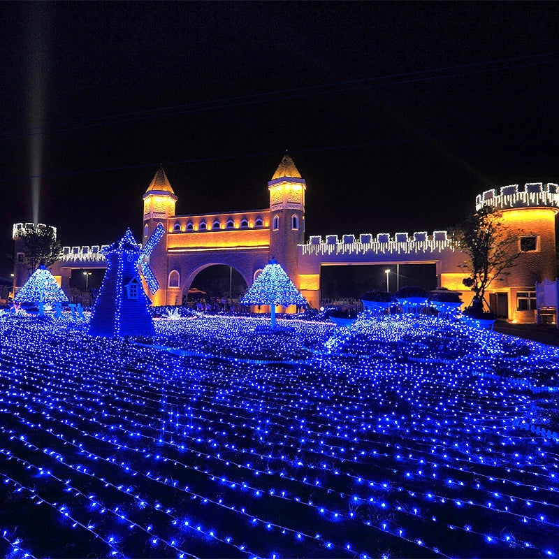 guirlande lumineuse féerique 600 led pour décorations intérieures et extérieures - vue 6 sur 10