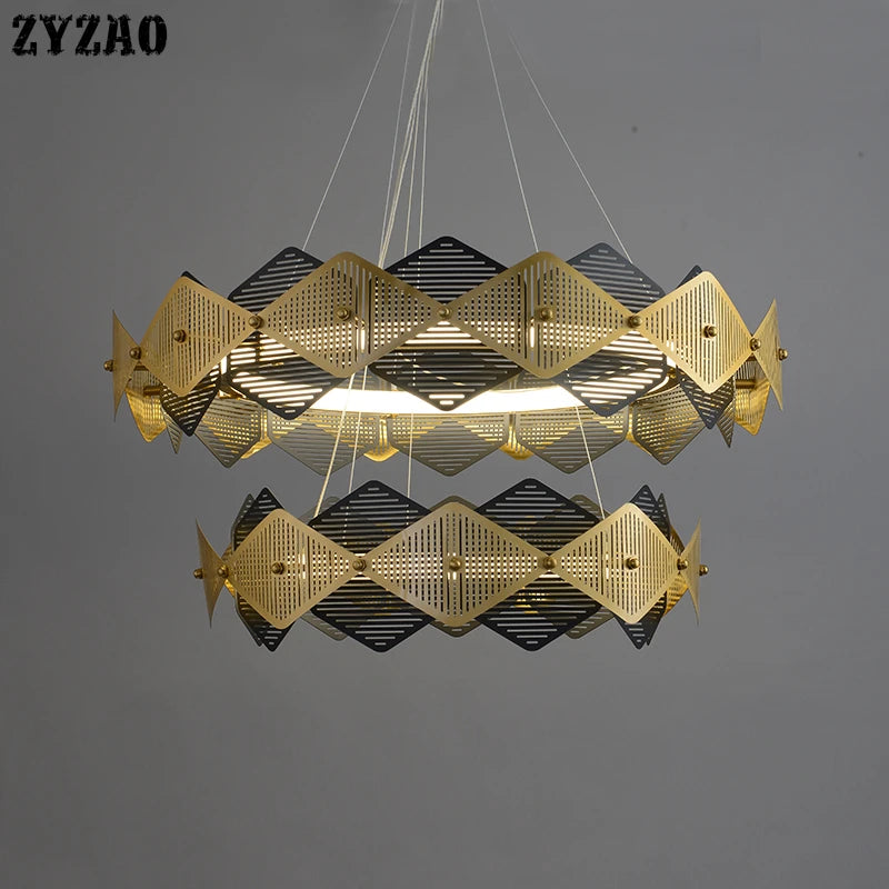 suspension nordique en fer design pour décoration intérieure créative - vue 3 sur 7