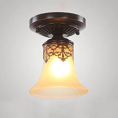 plafonnier Verre Vintage LED éclairage à la maison salon luminaires Luminaire lampara De Techo - vue 6 sur 6