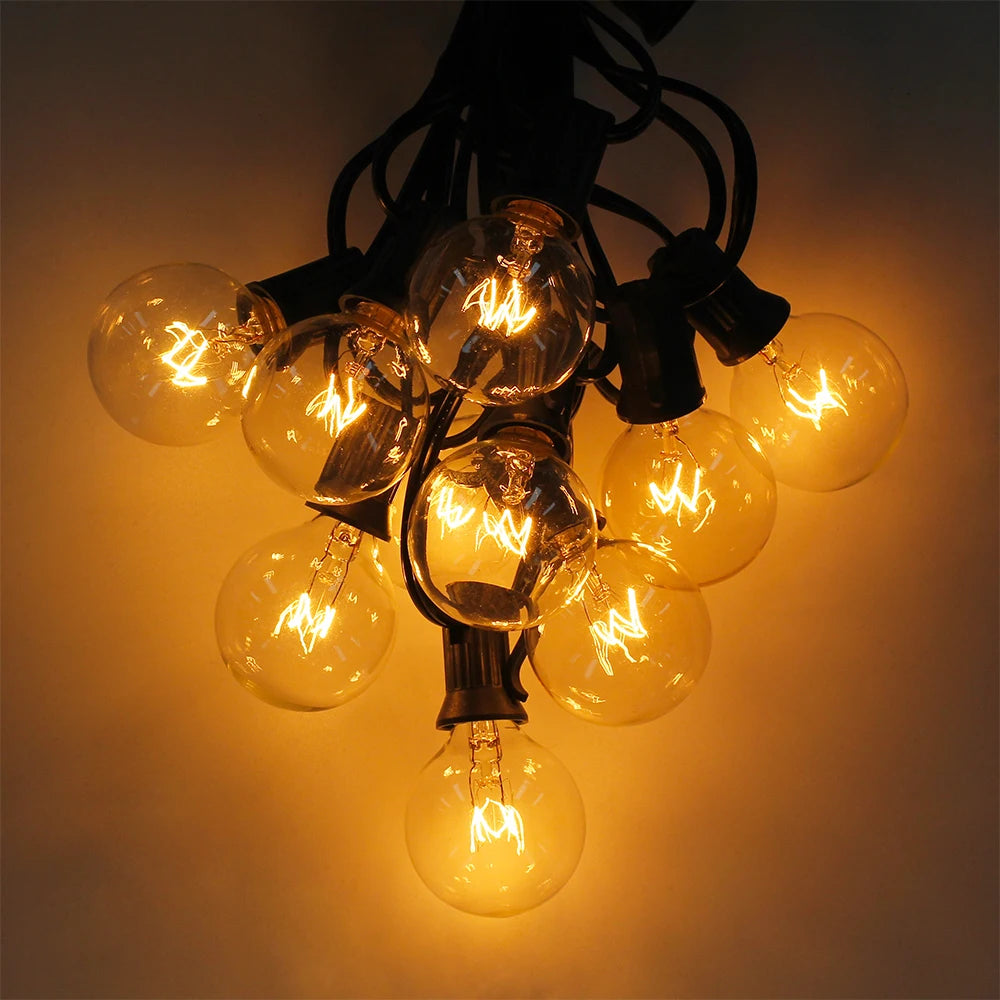 guirlande lumineuse globe g40 étanche pour intérieur et extérieur - vue 3 sur 6