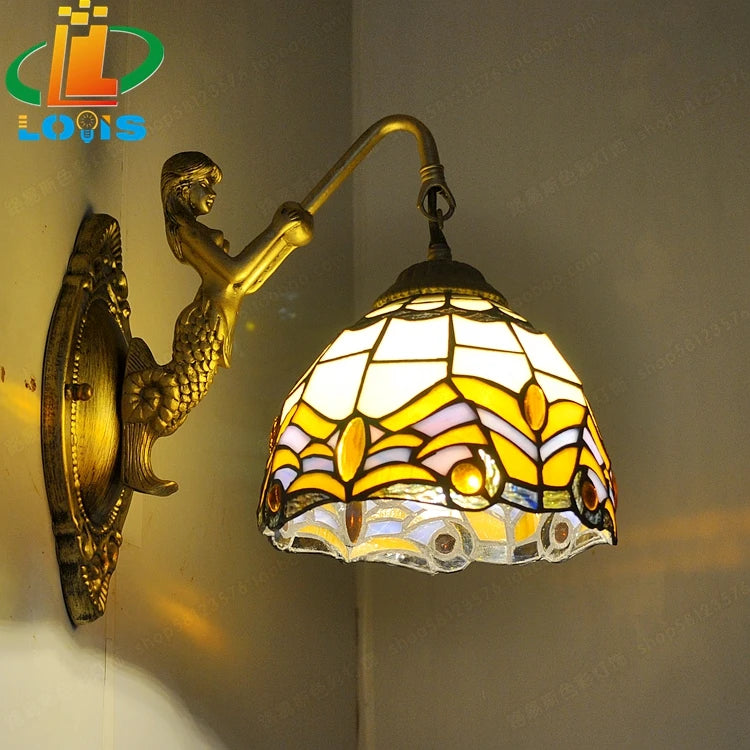 applique murale style européen pour éclairage intérieur et extérieur - vue 4 sur 8
