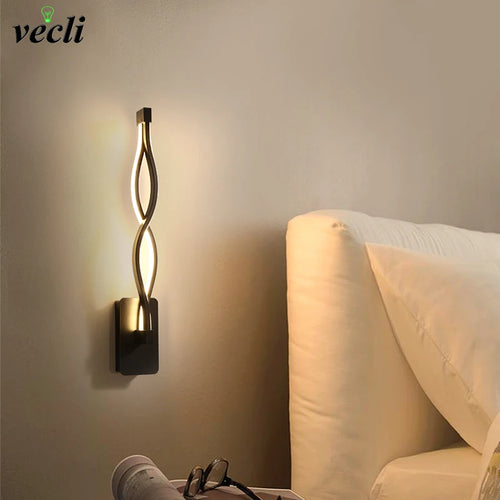 applique murale led moderne pour lecture et décoration - vue 4 sur 6
