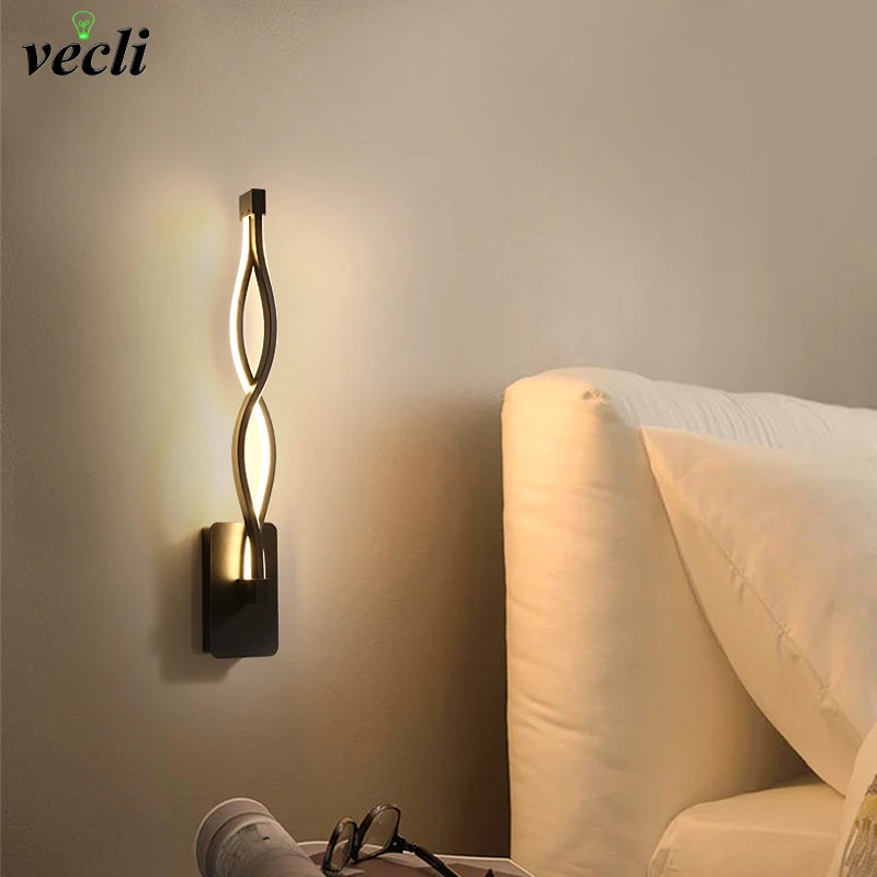 applique murale led moderne pour lecture et décoration - vue 3 sur 6