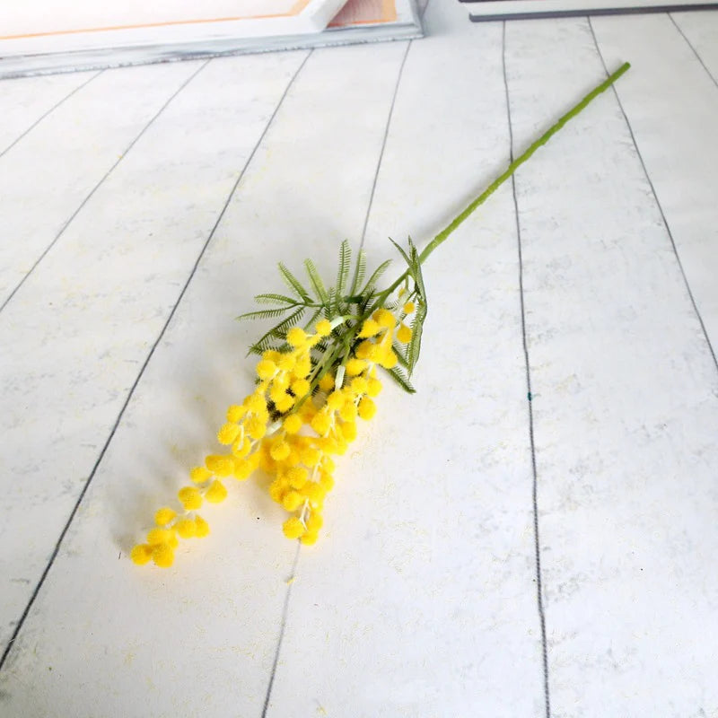 branche d'acacia fleurs artificielles pour décoration intérieure mariage - vue 4 sur 7