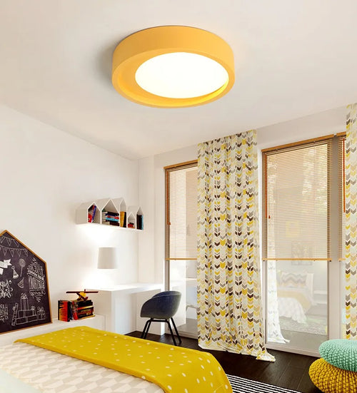 plafonnier moderne à led pour chambre d'enfant et salon - vue 5 sur 6