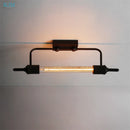 applique murale tube vapeur rétro américain vintage noir