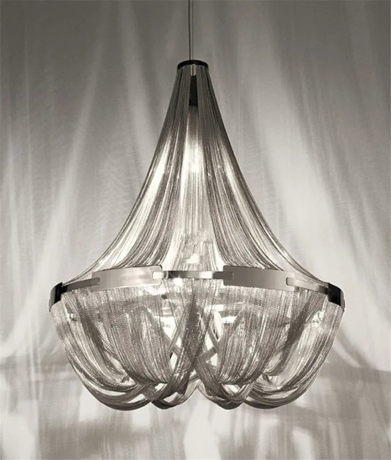 suspension moderne en aluminium design pour un éclairage élégant - vue 4 sur 9