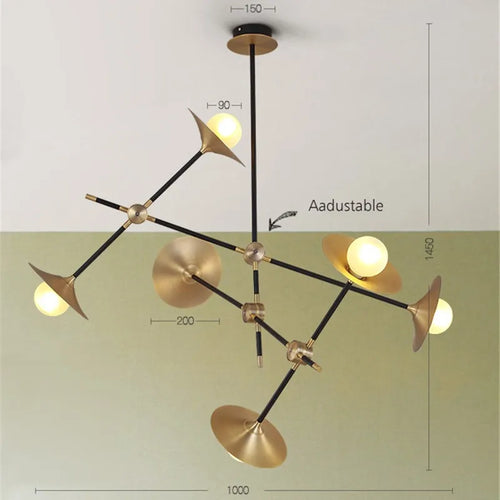 lustre créatif nordique design moderne pour décoration intérieure