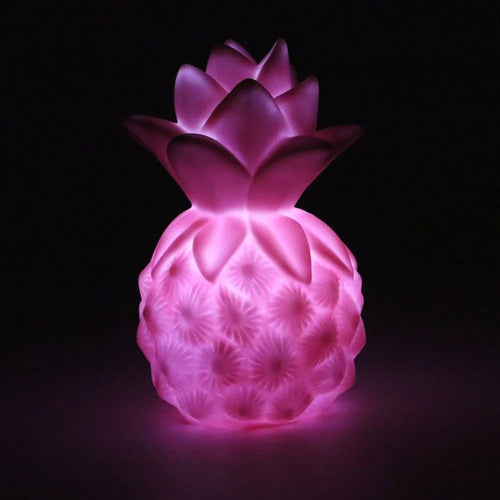 lampe de table led en silicone souple forme ananas - vue 7 sur 6
