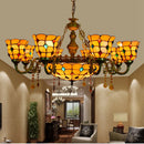 suspension en verre tiffany design élégant pour intérieur moderne