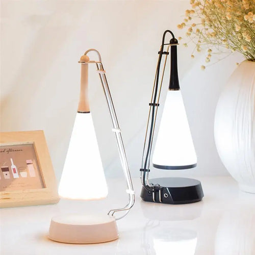 lampe de table led tactile rechargeable avec haut-parleur bluetooth et veilleuse - vue 7 sur 6