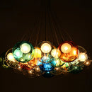 gzmj moderne boule de verre suspension lumières multiples têtes suspension lampe