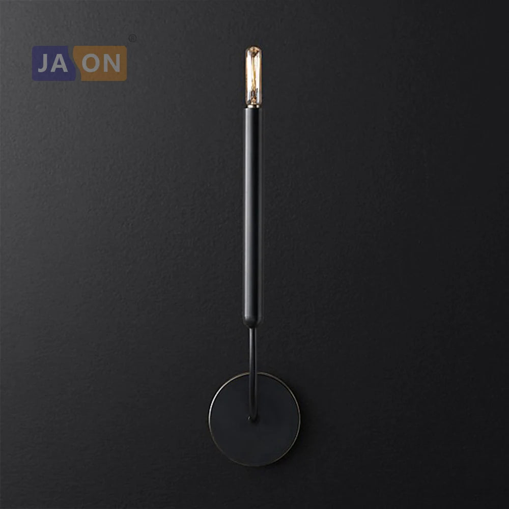 applique murale rétro en fer à LED design classique - vue 6 sur 10