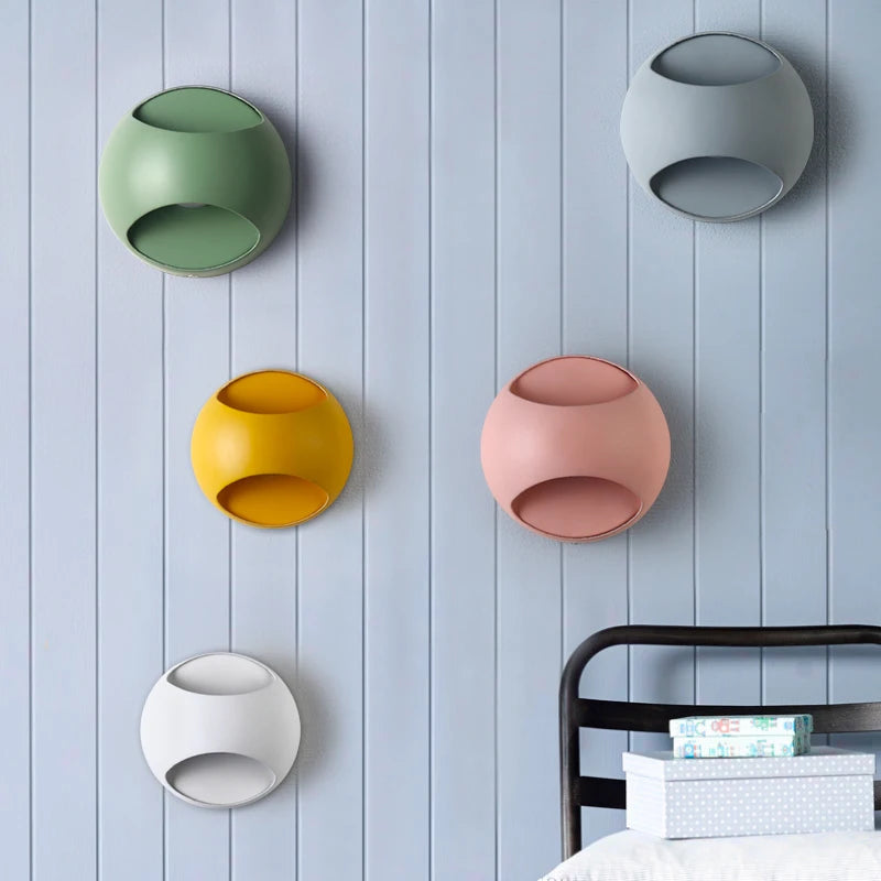 applique murale led modernes pour intérieur avec fond chromatique - vue 6 sur 12