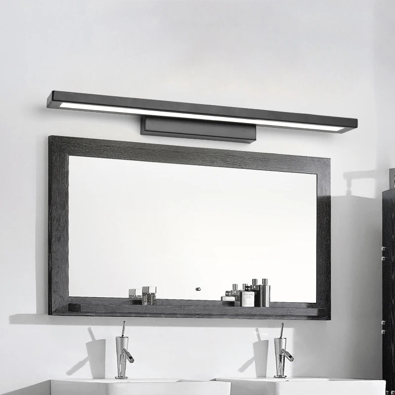applique murale led étanche moderne miroir lumière décoration - vue 5 sur 8