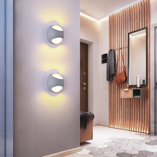 applique murale led luminaire intérieur escalier miroir éclairage - vue 5 sur 11