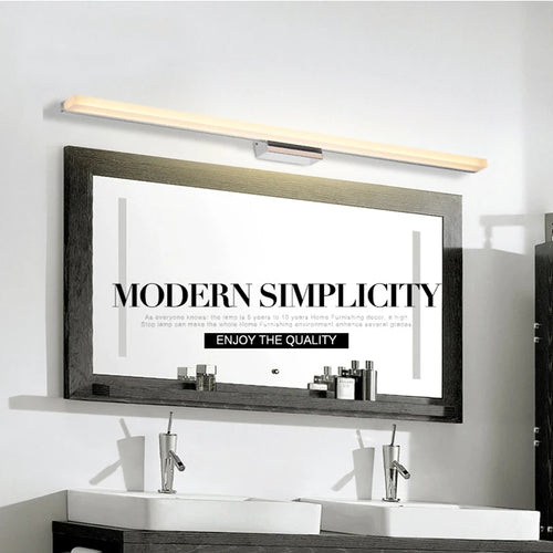 lampe led moderne pour miroir étanche en acrylique - vue 4 sur 6