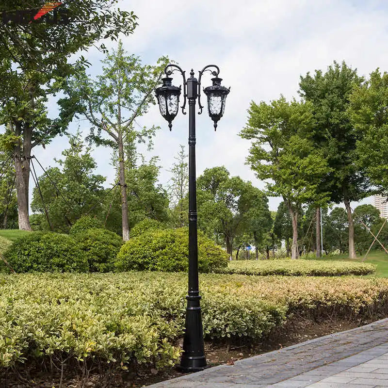 (H≈2.6M)Villa Home Outdoor Garden Light Park Community Landscape Street Project Lighting Street Lamp - vue 3 sur 10