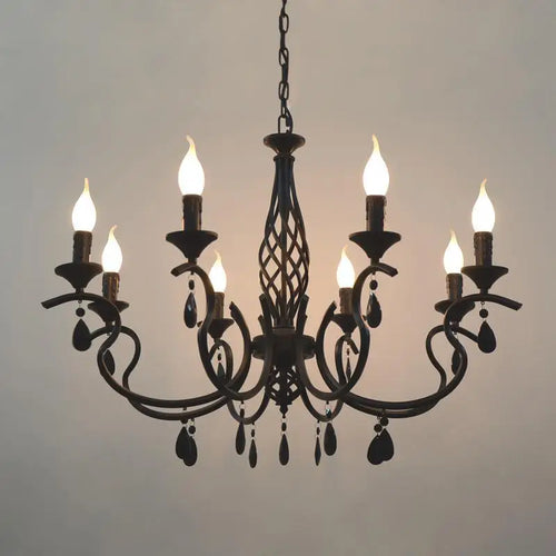 lustre en fer à led pour un éclairage rustique et élégant - vue 15 sur 14