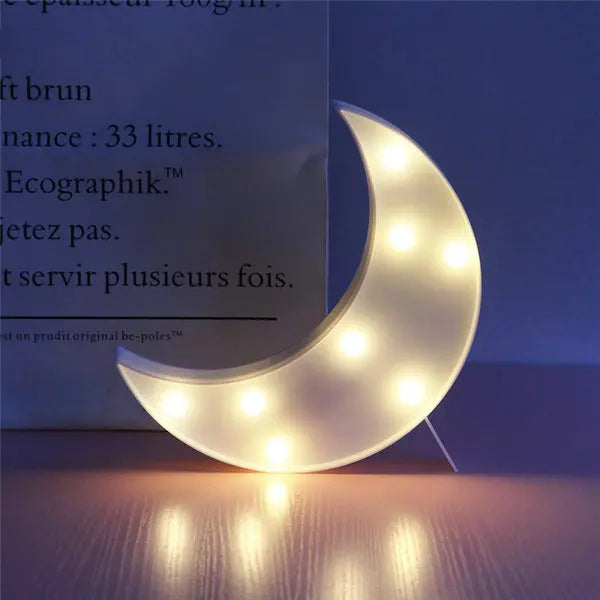 lampe led 3d nuage étoile lune veilleuse cadeau enfants décoration - vue 11 sur 16
