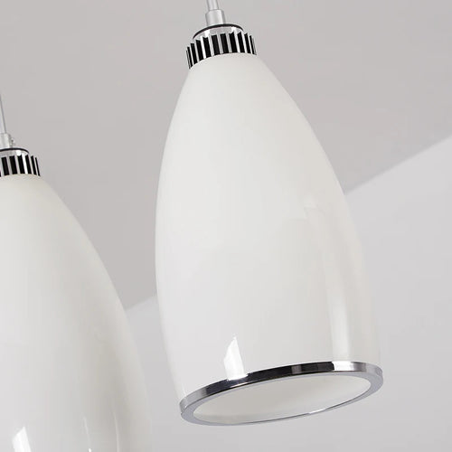 suspension led moderne en verre pour maison