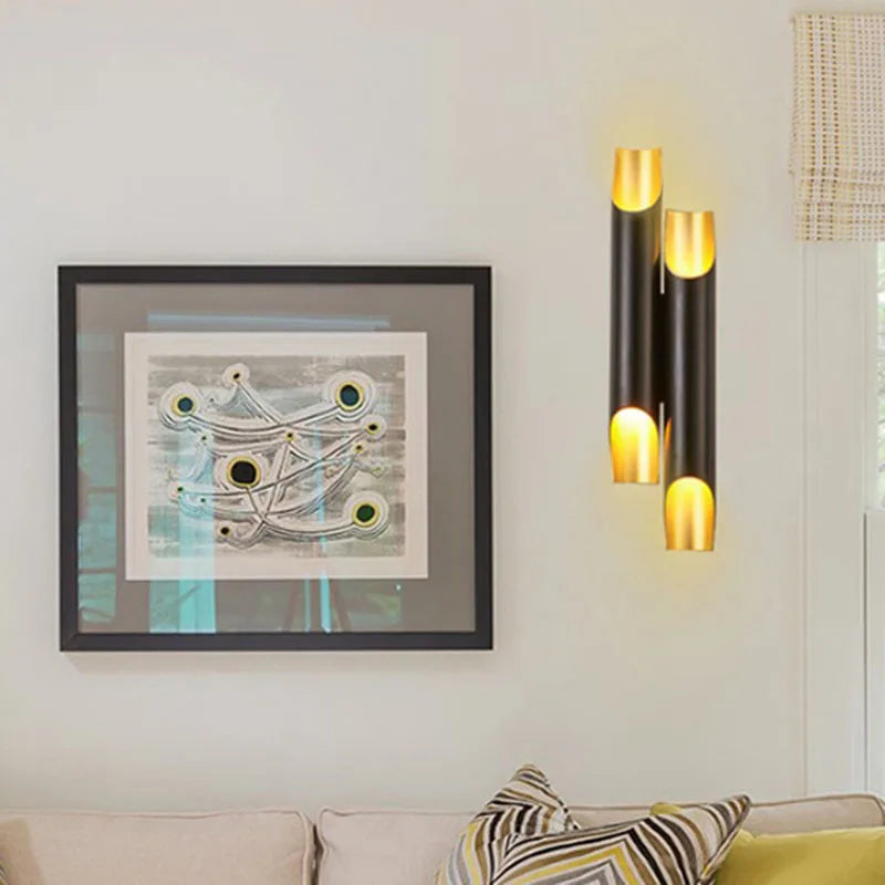 applique murale nordique en aluminium avec éclairage led moderne - vue 4 sur 12