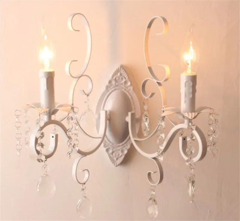 applique murale rétro en fer pour décoration intérieure et extérieure - vue 10 sur 12