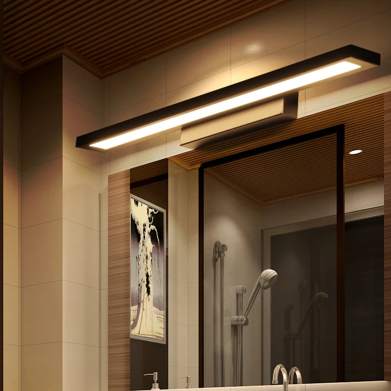 applique murale led étanche moderne miroir lumière décoration - vue 6 sur 8