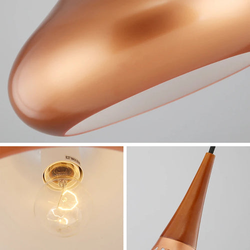suspension en aluminium à led pour éclairage moderne industriel - vue 6 sur 7